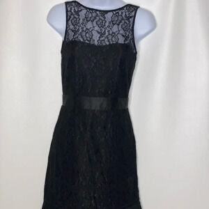 Wink women’s black lace cocktail dress NWT XS